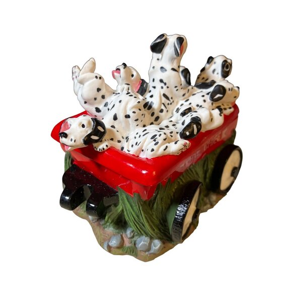Chariots of Fire Dalmatian Puppy Trinket Music Box Fire Chief Figurine 1992 - Picture 5 of 11